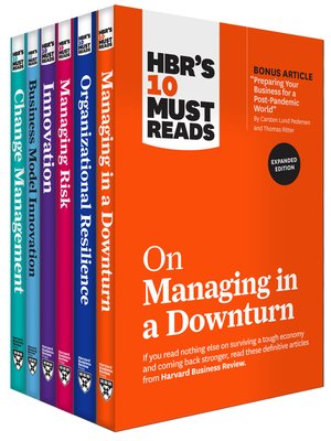 cover image of HBR's 10 Must Reads for the Recession Collection (6 Books)